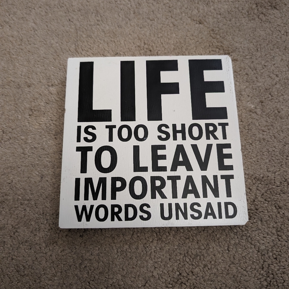 Inspirational Quote Decor